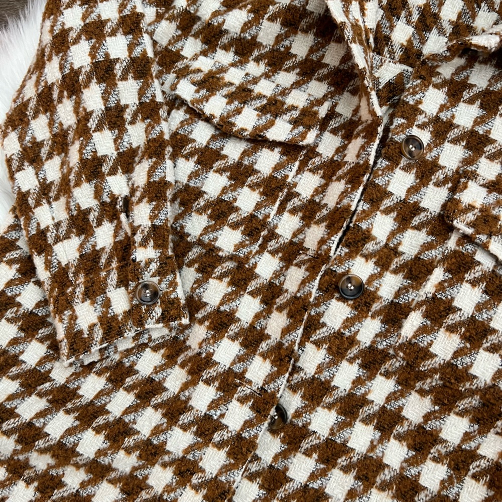 Houndstooth Shacket - image 5